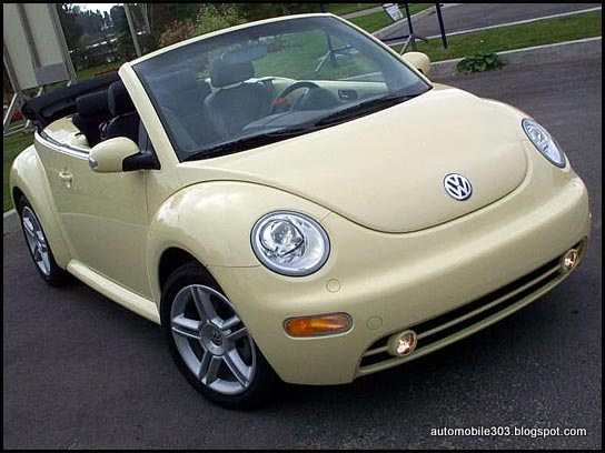 Sports Cars: Volkswagen Beetle convertible