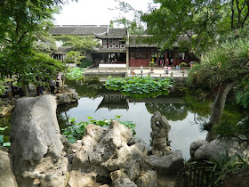 View to Pellucid Tower Lingering Garden Suzhou by garden muses-Toronto gardening blog