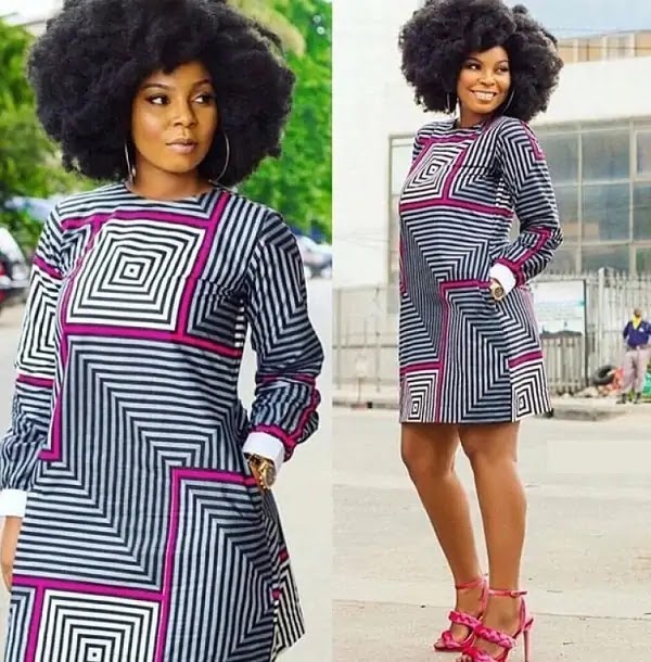 Image result for ankara shift dress