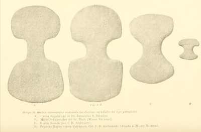 Patagonian Tehuelche stone axes
