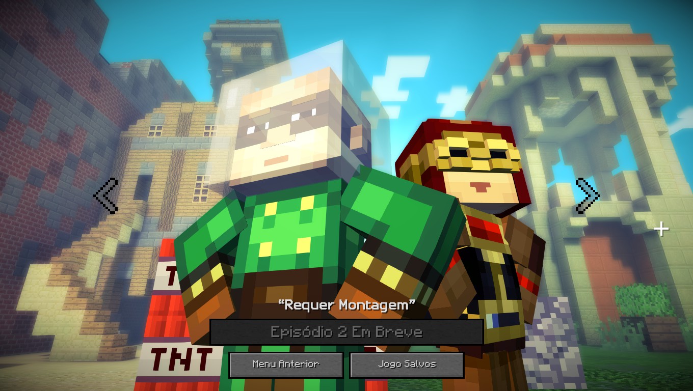 História Resumida de Minecraft Story Mode 