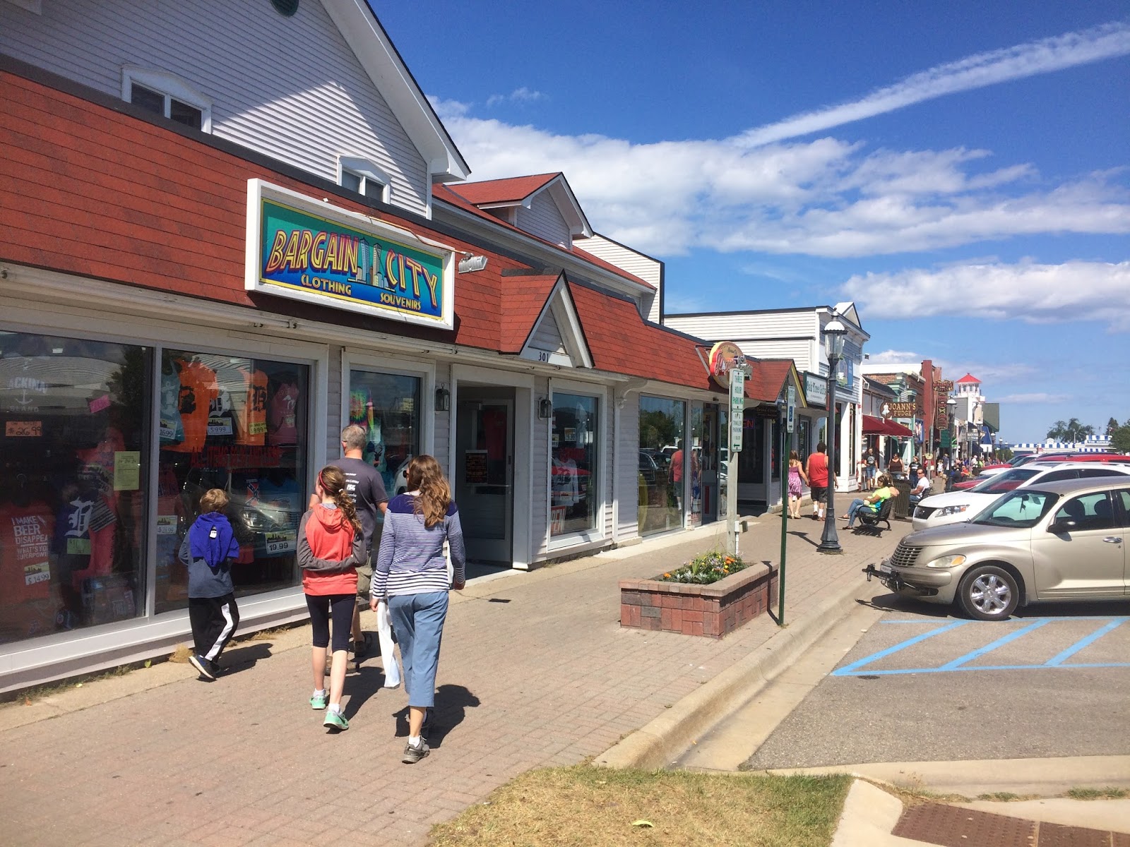 Lucky Us Adventures Day 93 enjoying Mackinaw City, MI