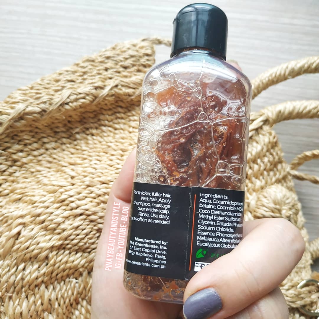 Zenutrients Gugo Strengthening Shampoo and Conditioner Review Pinay Beauty and Style