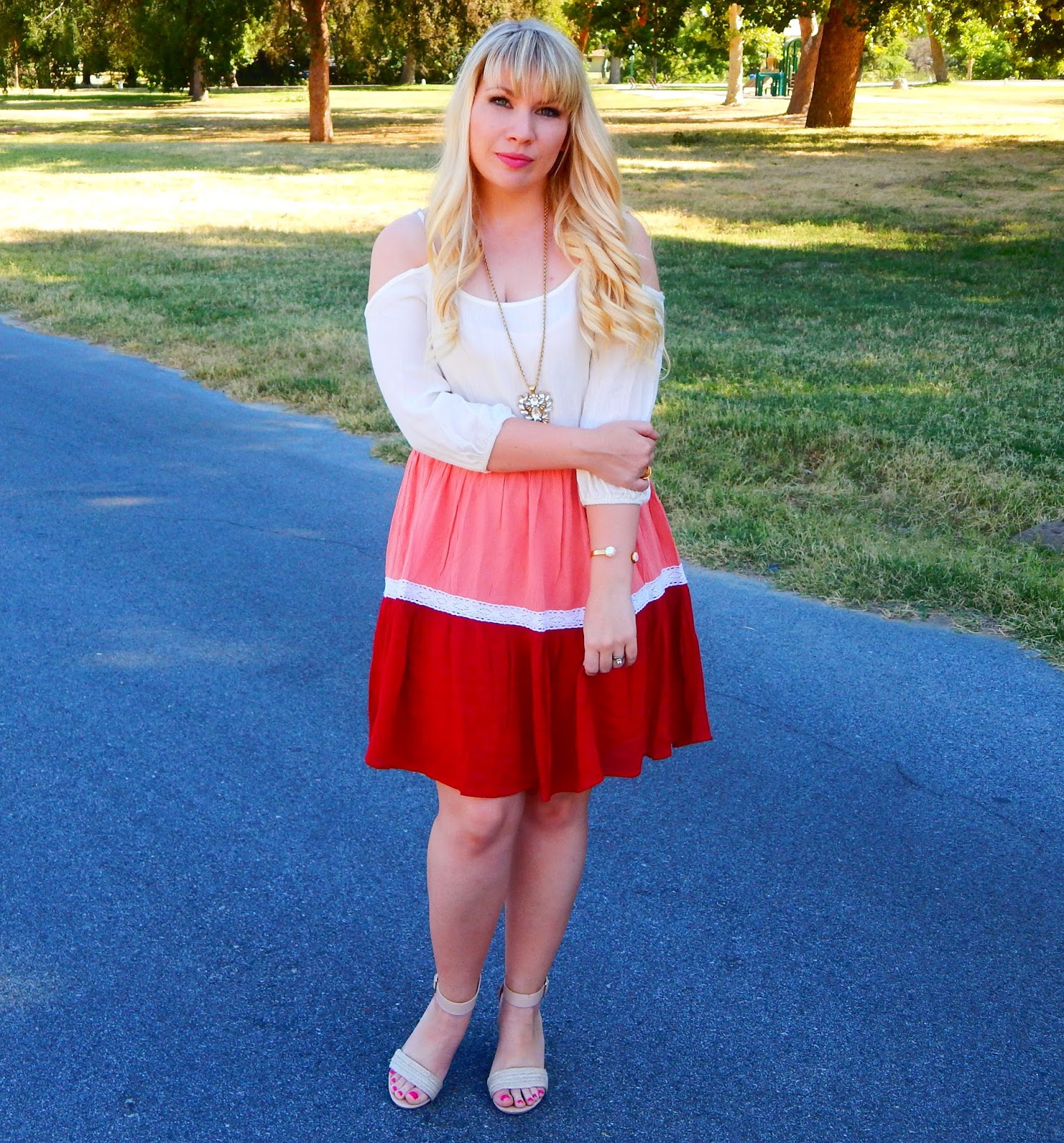 Red, White and….Pink! Fourth of July Outfit