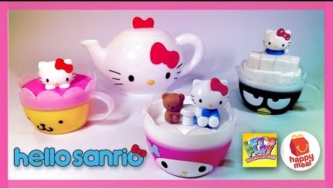 Sanrio Tea Set McDonald's Happy Meal New in Package Pick Your Toy! 