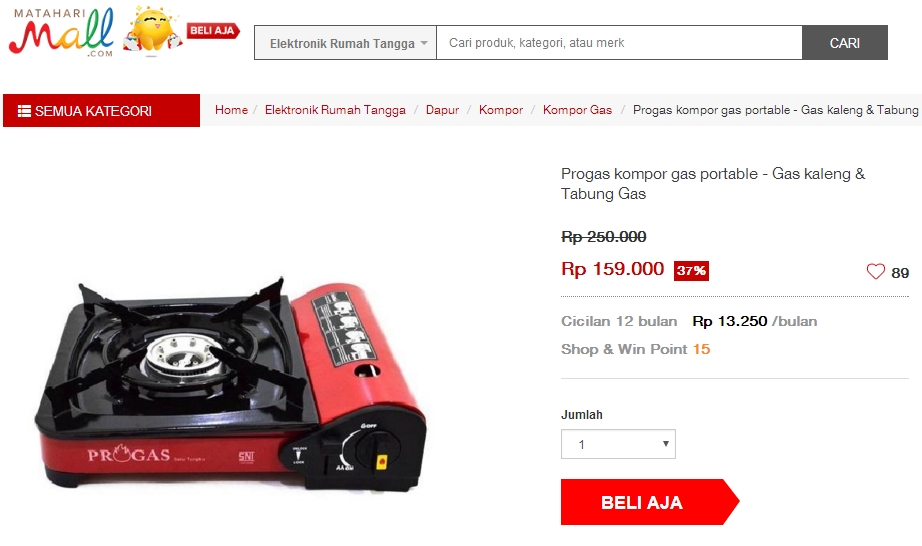 Wah Murahnya Harga Kompor Gas Portable Ini Clhero Wah Murahnya Harga Kompor Gas Portable Ini
