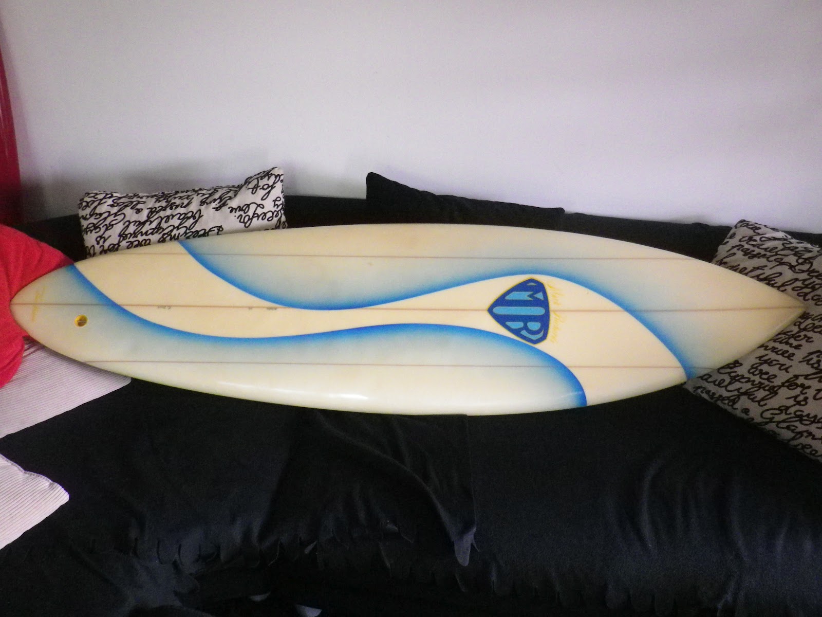 vintage surfboard collection France Surf Single MR Mark Richards surfboard