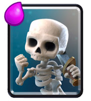 Skeletons Card Ringkasan, Strategi dan cara menggunakan Kartu Skeletons Clash Royale