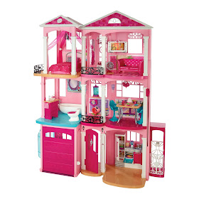 Barbie Dreamhouse Casa da Barbie com 70 Acessórios Elevador e Piscina para  Crianças a partir de 3 anos - Ri Happy