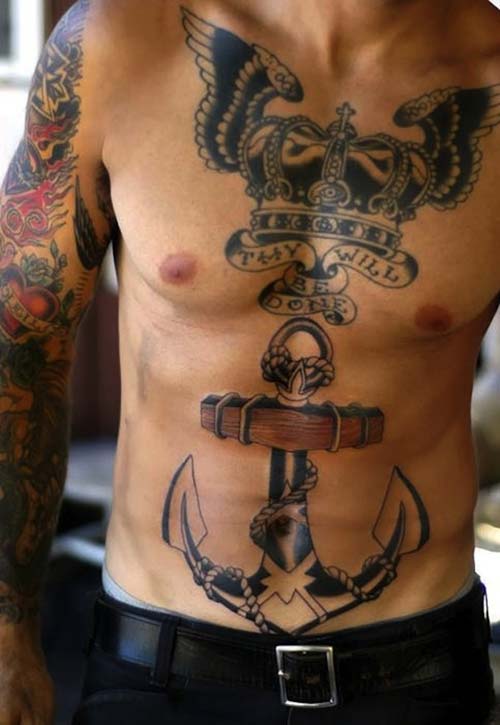 stomach anchor tattoo göbek çapa dövmesi stomach anchor tattoo göbek çapa dövmesi