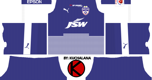 bengaluru fc dream league kit 2019