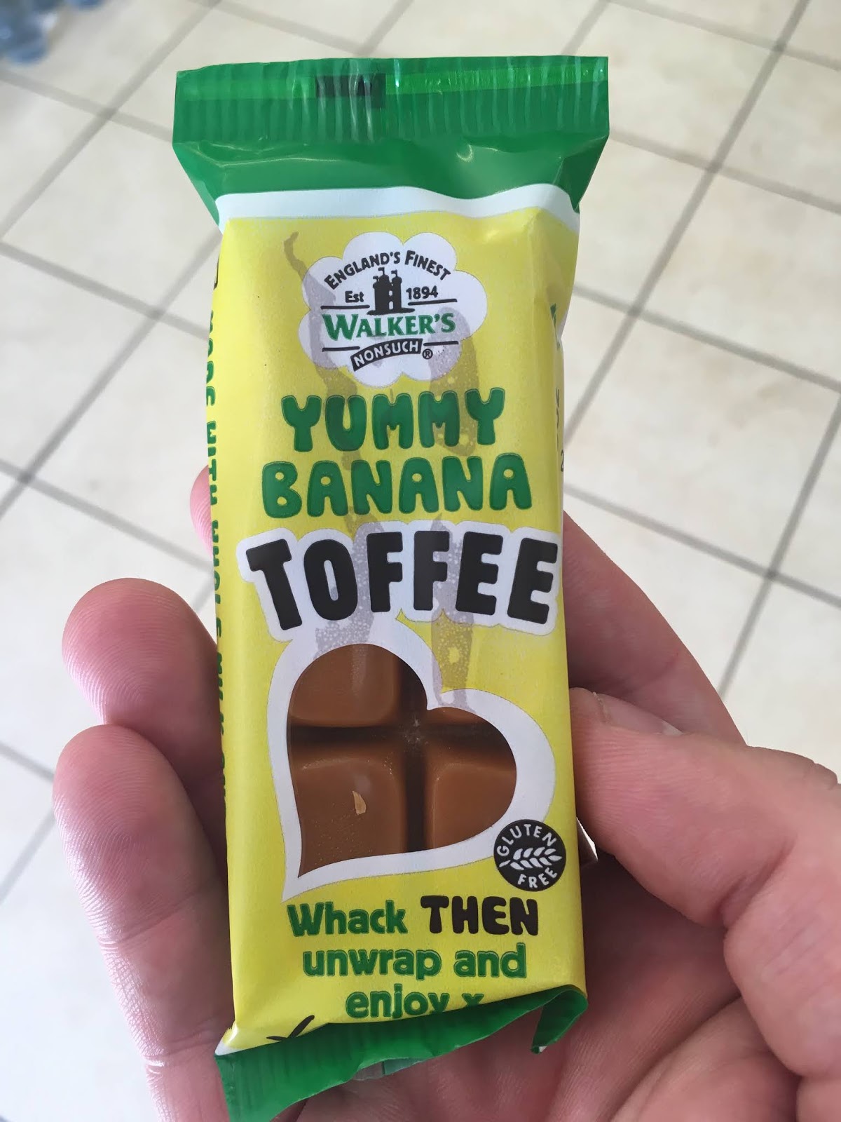 A Review A Day Today's Review Walker's Yummy Banana Toffee