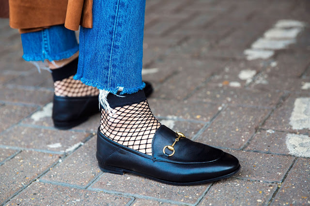 Zapatos planos con calcetines street styl Zapatos planos con calcetines street styl