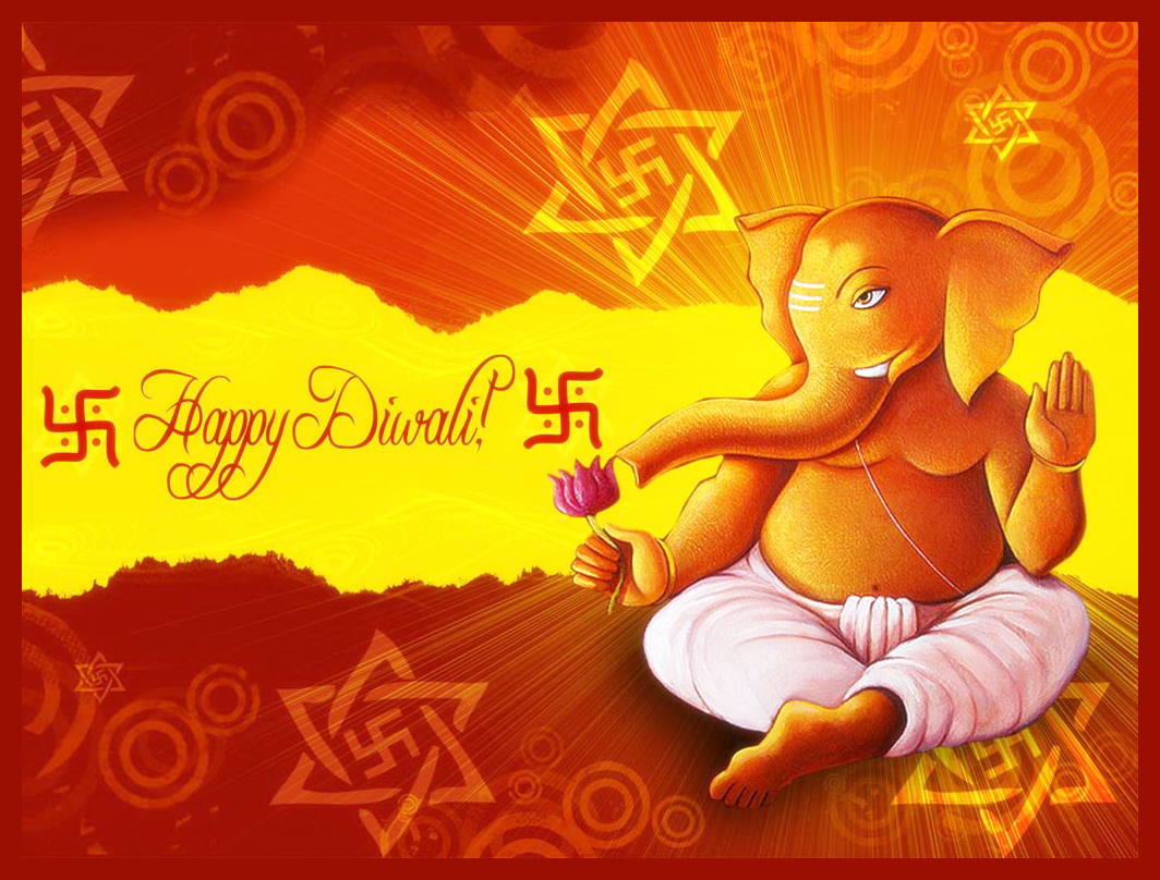 Happy Diwali Wallpapers With Ganeshji and Laxmiji ~ Happy Diwali 2013