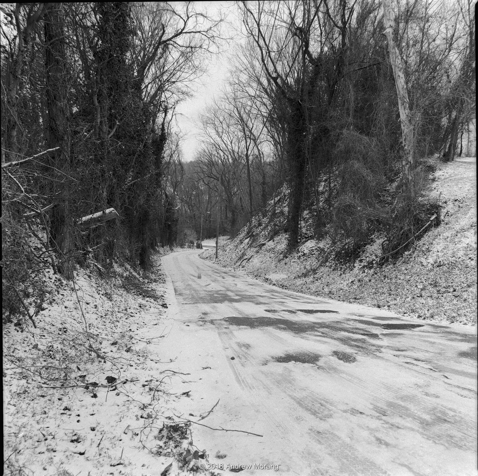 Urban Decay Snow in Vicksburg, Mississippi (B&W film)
