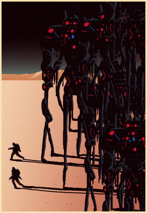 As surreais e psicodélicas ilustrações de ficção científica vintage de Kilian Eng Killian Eng ilustrações ficção científica vintage surreal psicodélico sombrio
