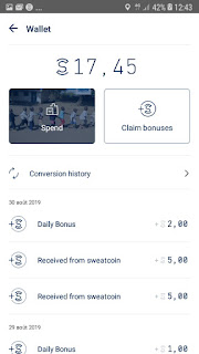 تطبيق Sweatcoin لربح المال من الانترنت