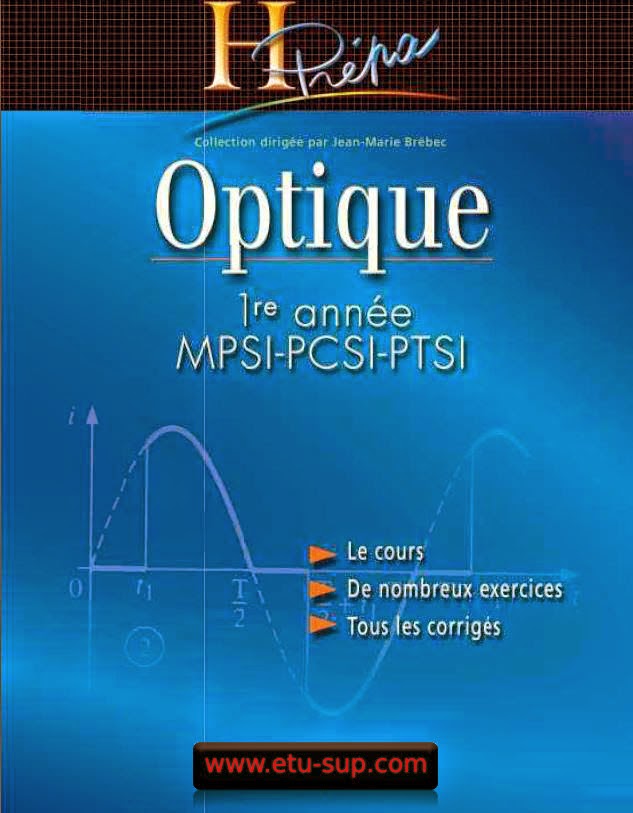 Optique géométrique cours et exercices corrigés 