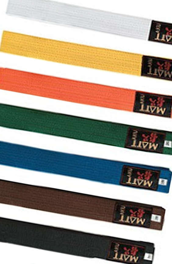 Que significa el color en los cinturones de artes marciales?