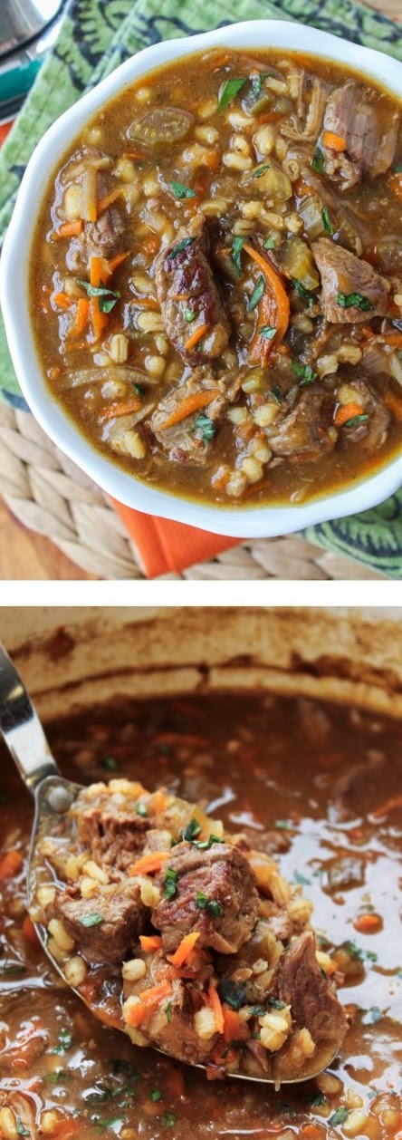 Beef Barley Soup (Slow Cooker) Beef Barley Soup (Slow Cooker)