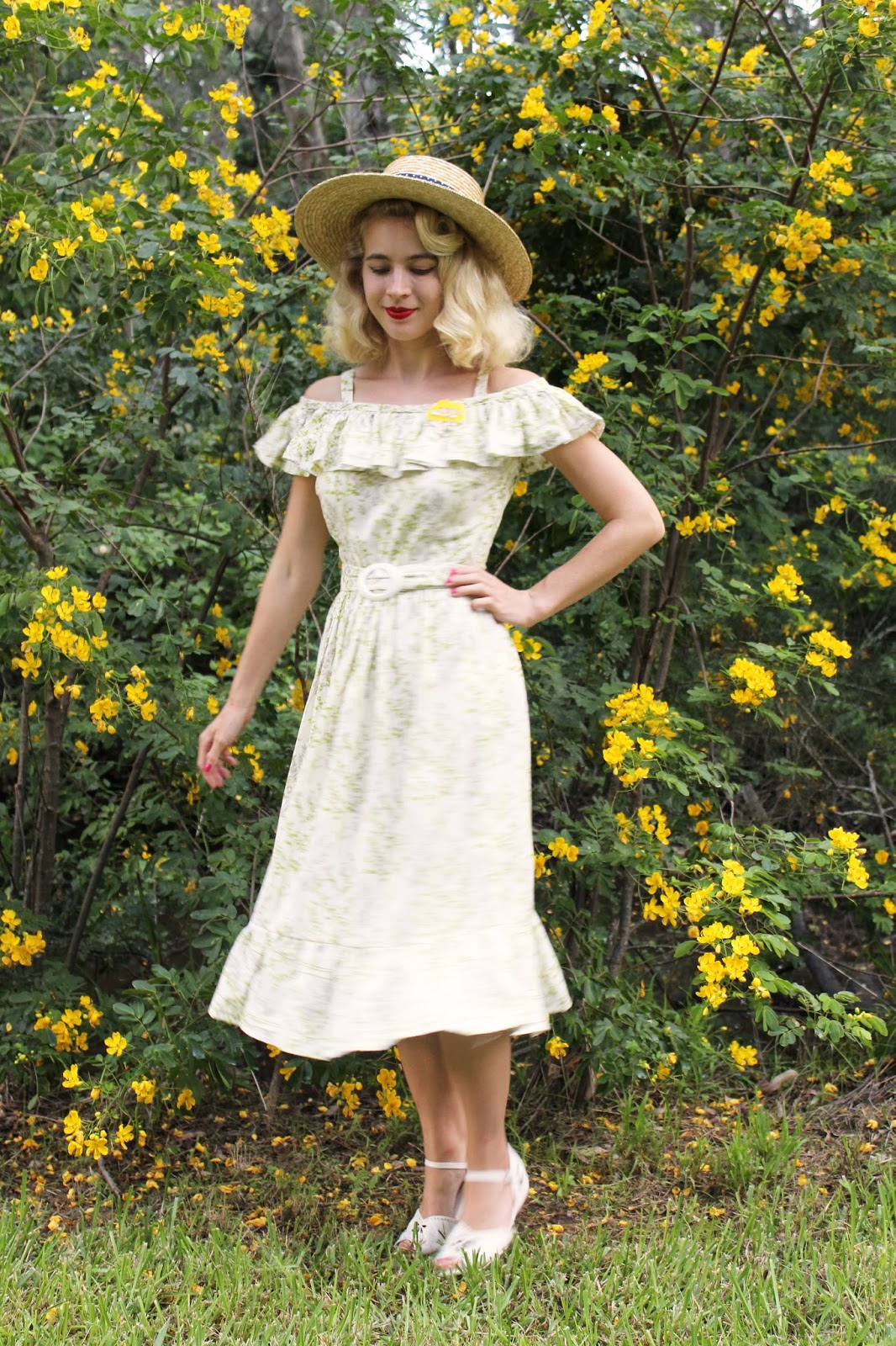 Sewing 1940s Summer Dress GracefullyVintage