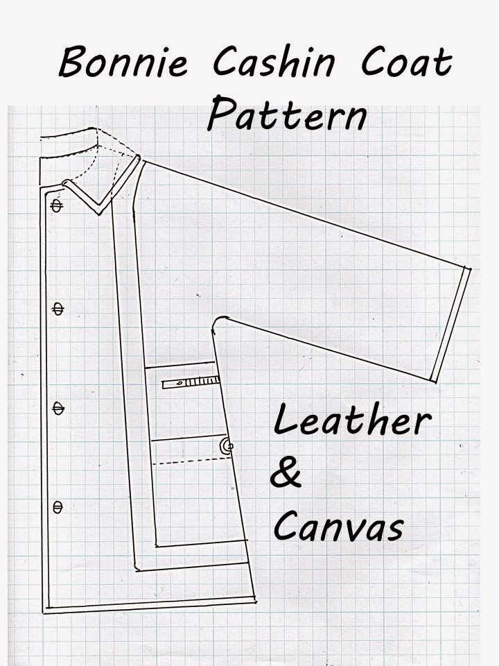 Pintucks: Bonnie Cashin: Coat Pattern Draft for Leather and Canvas Coat