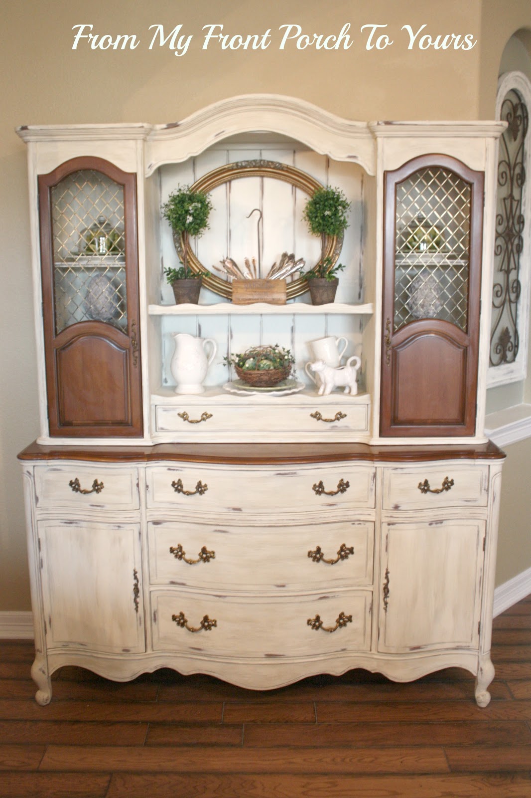 From My Front Porch To Yours French Country Hutch Reveal