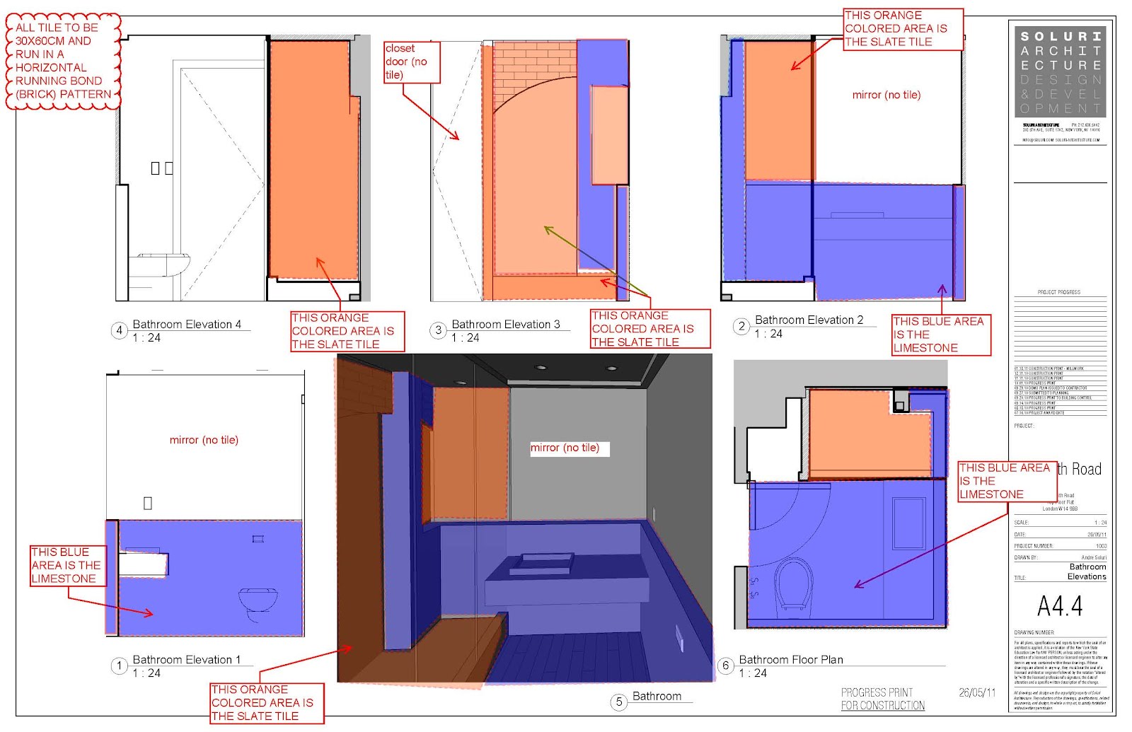 Design : Build: Bathroom tiling: setting the stage