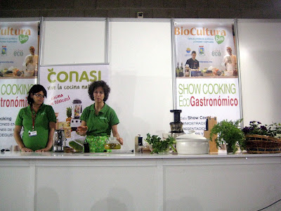 Show Cooking Biocultura Conasi Dr. Odile Fernández.