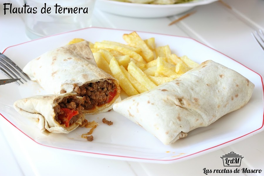 Flautas de ternera Cocina