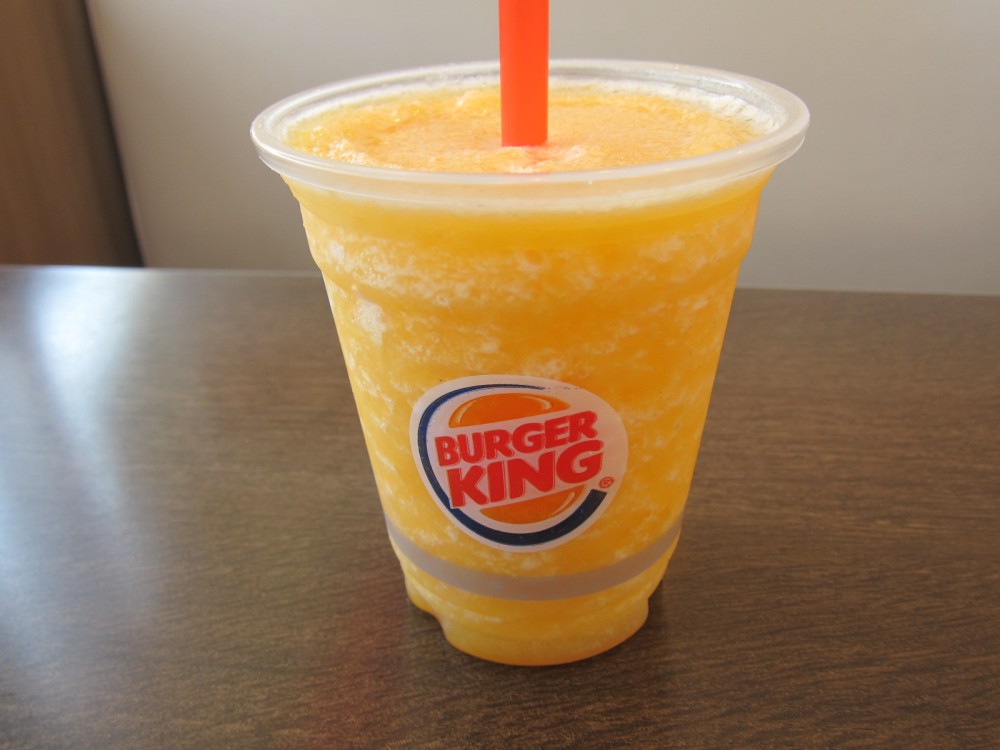 Review Burger King Orange Freeze