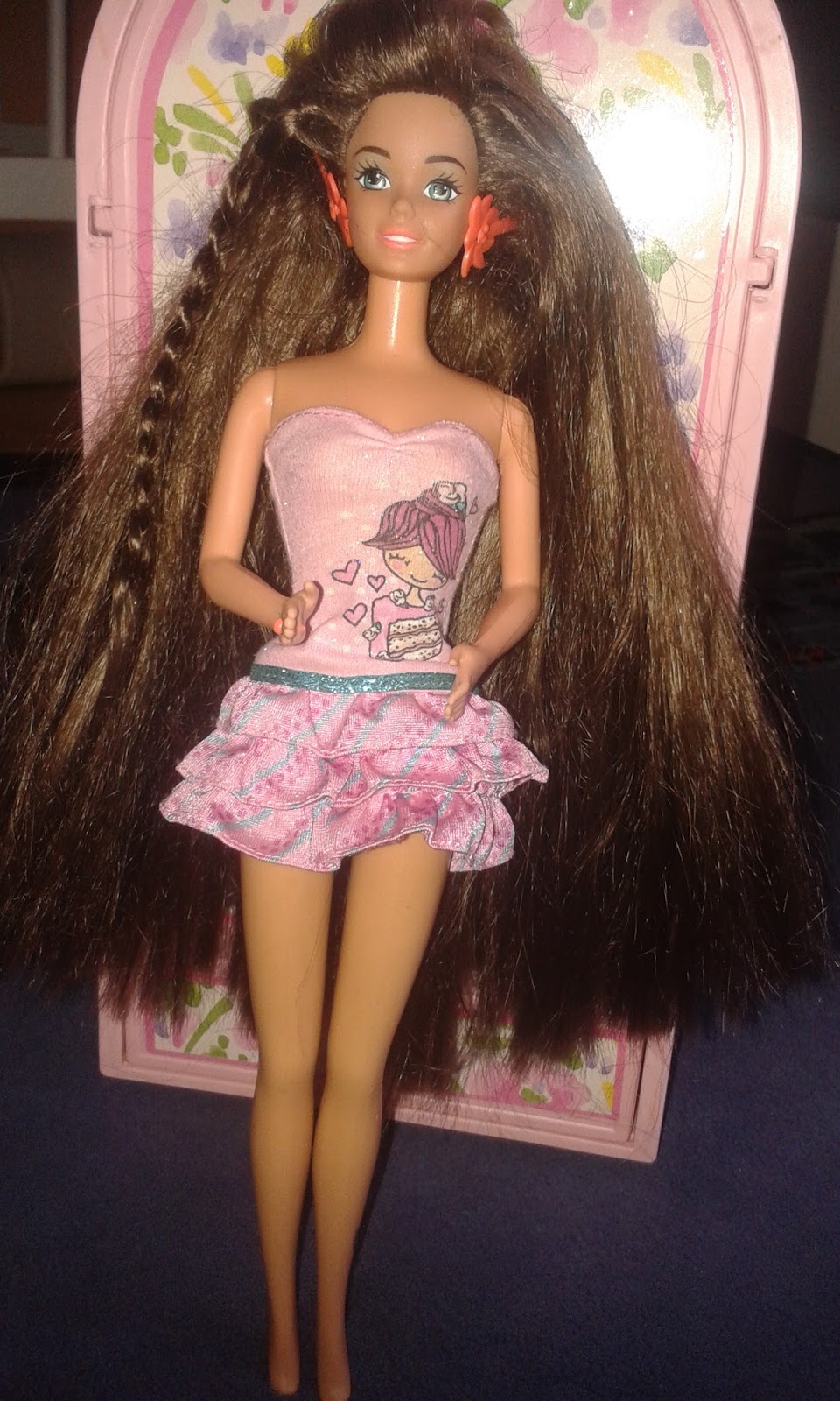 Baba gyűjtők ide!!! Glitter Hair Barbie doll