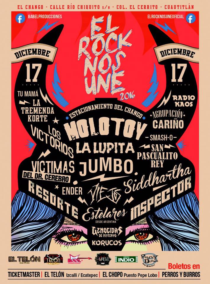 El Rock Nos Une 2016 el rock nos une 2016