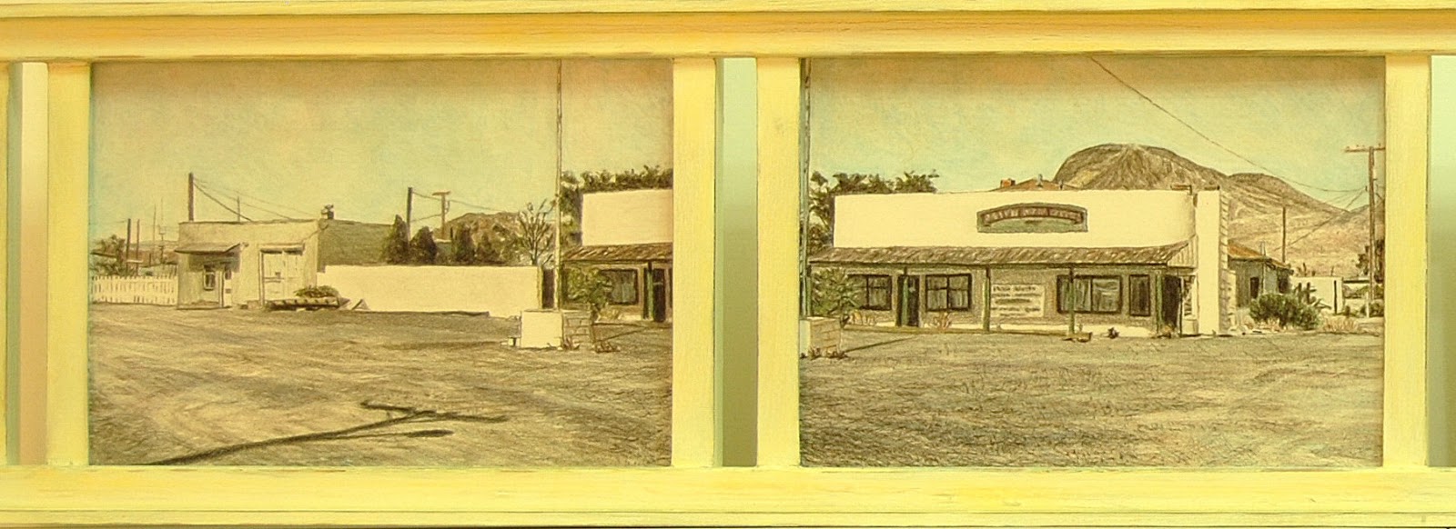 Landscape Nonfiction by Lloyd Brown Drawing US Highway 50 Historical