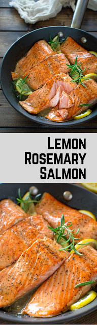 Lemon Rosemary Salmon | Savoury Recipes