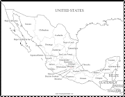Mapa de México Orográfico