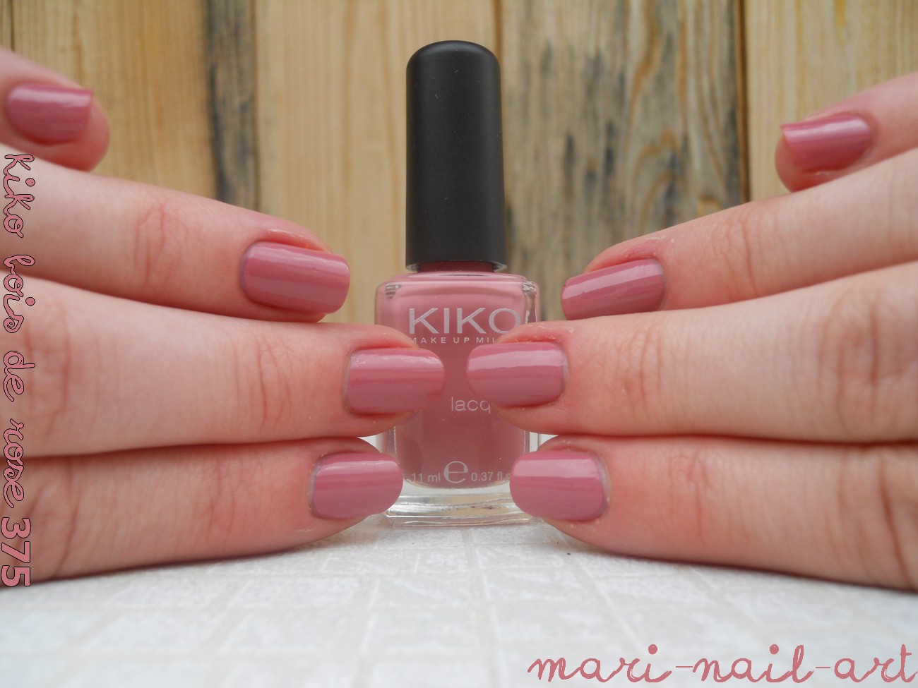 Marinailart Bois de rose, un vernis qui porte bien son nom ! Kiko 375