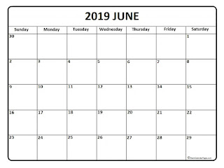 Free Printable Calendar June 2019 Free Printable Calendar June 2019