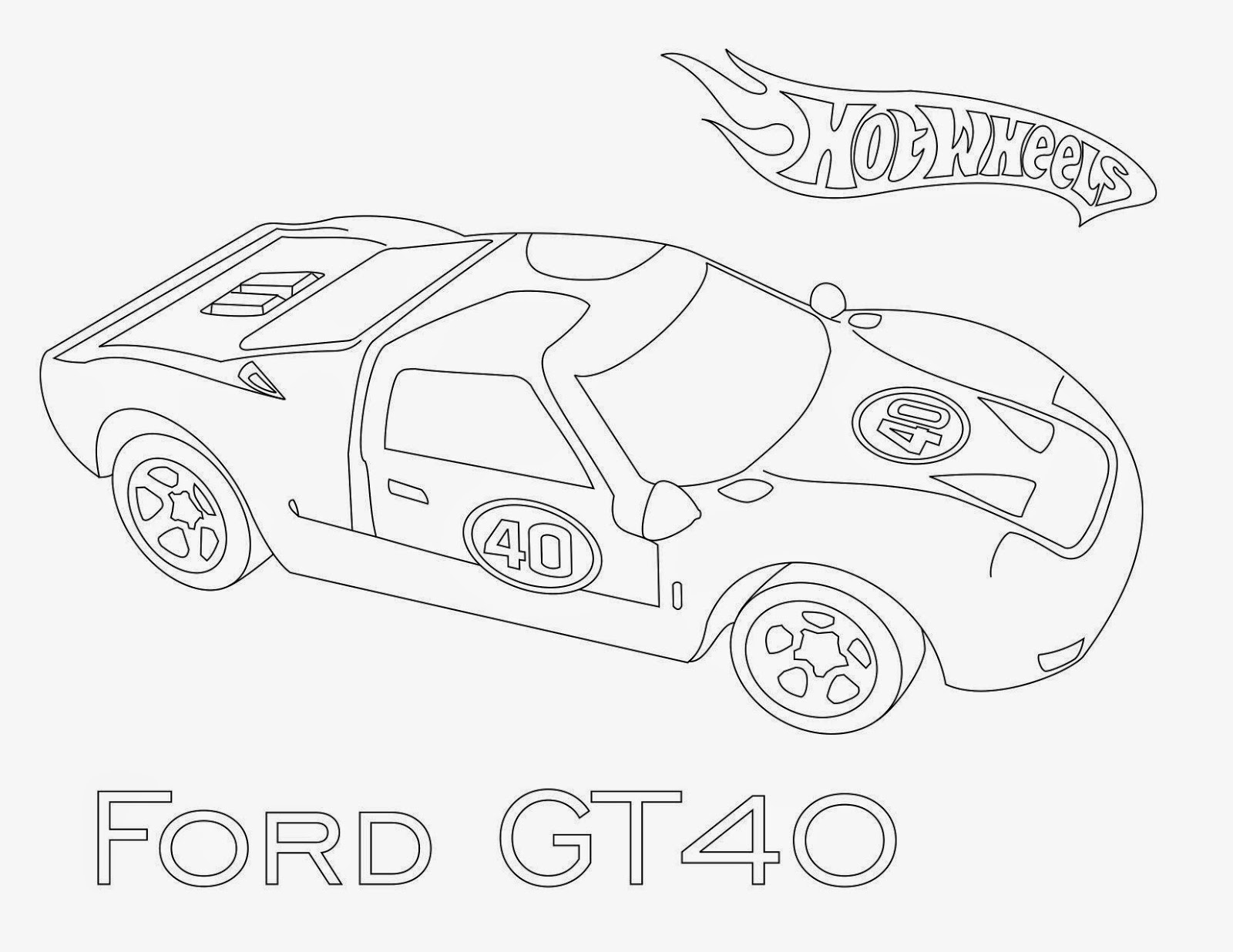 Hot Wheels Coloring Pages 46