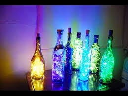ideas con botellas de vidrio!!!♥