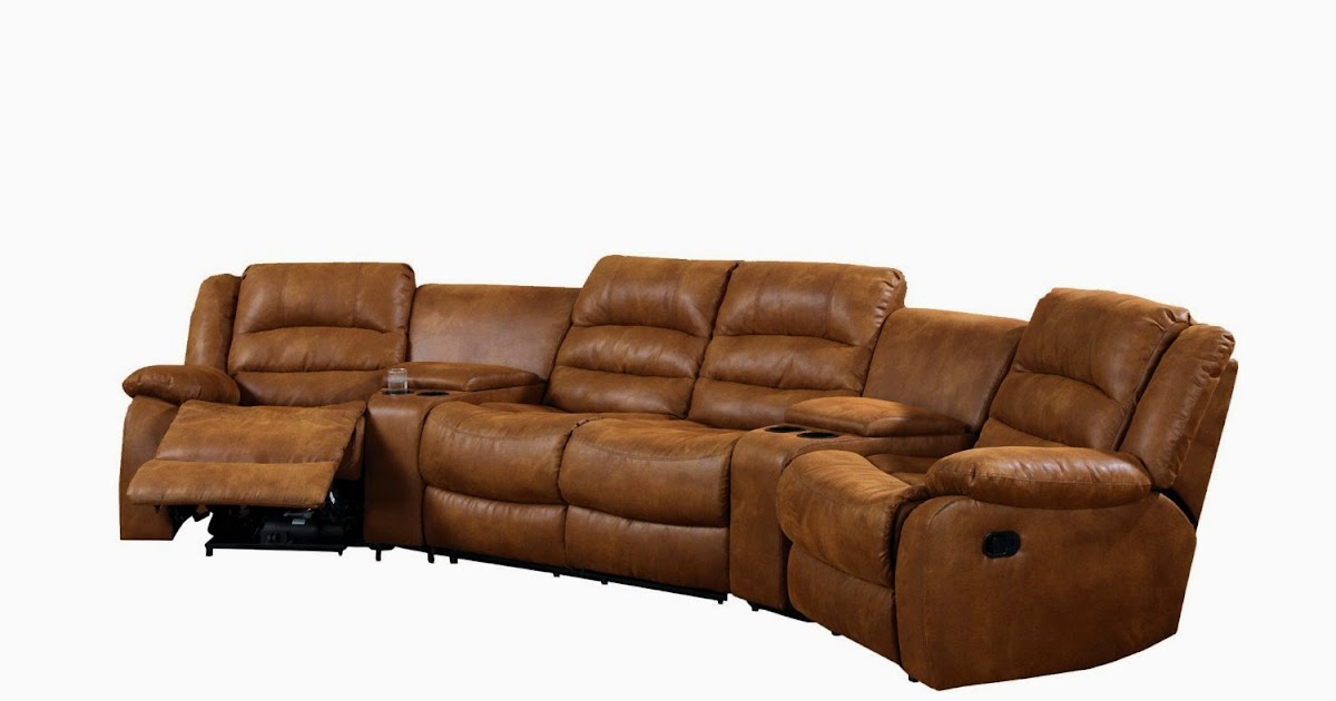 leather recliner sofa with cup holders