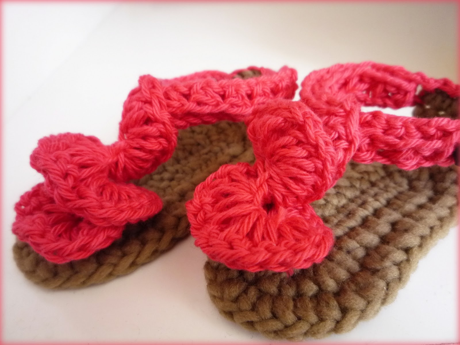 Sandalias para Bebé a Crochet -