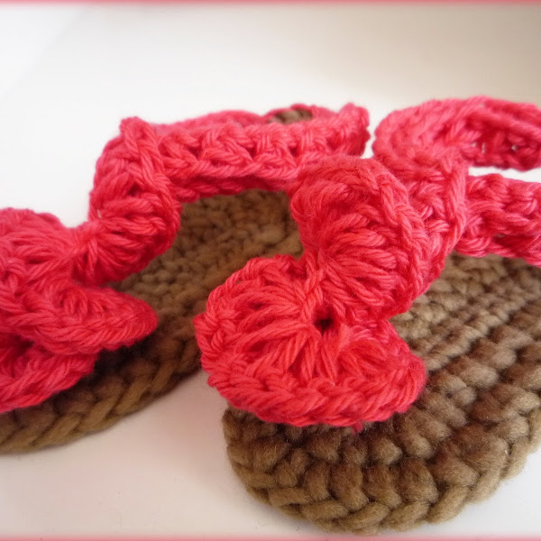 Sandalias para Bebé a Crochet