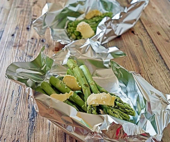 stuttgartcooking: Spargel in der Folie gagart, mit einer süß-sauren ...