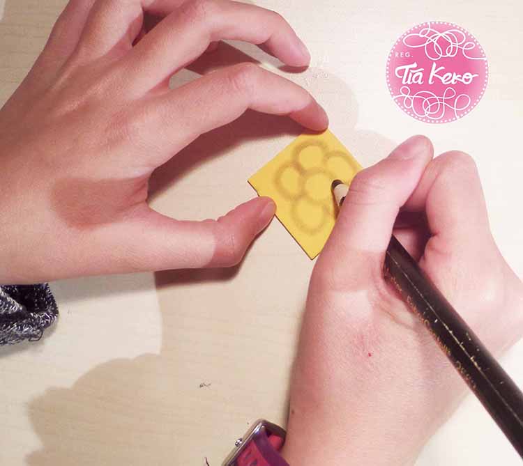 Tía Keko manualidades niños sellos