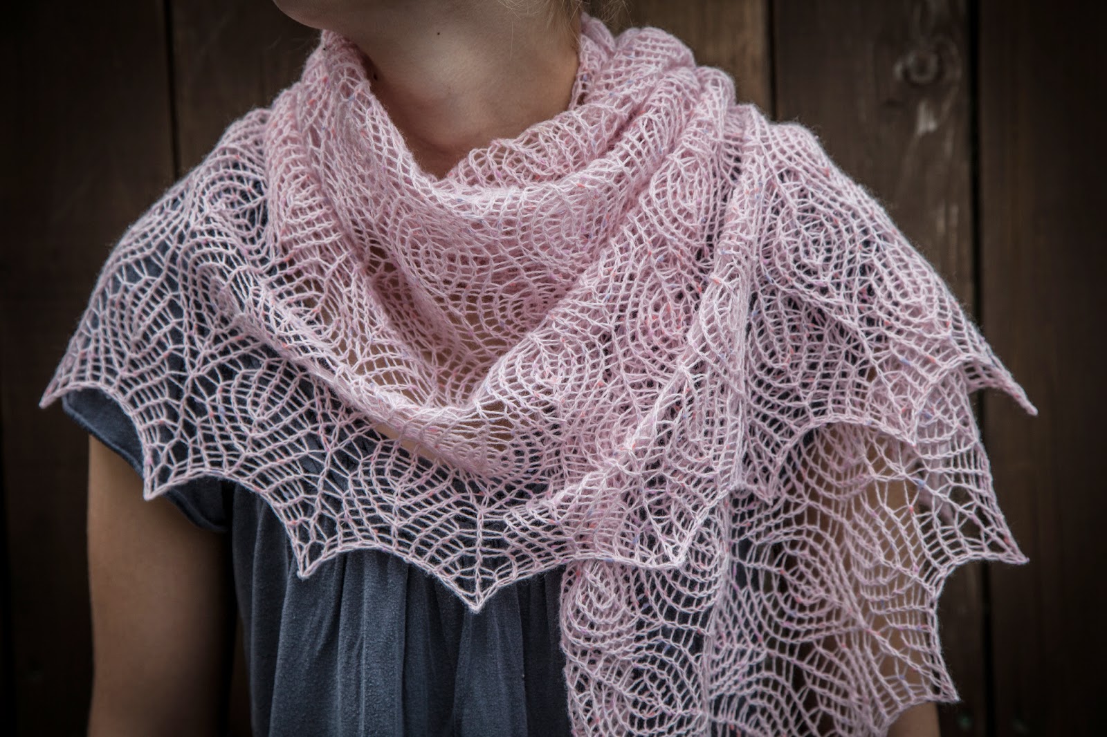 Renee Knits Too Shetland Lace Triangle Shawl