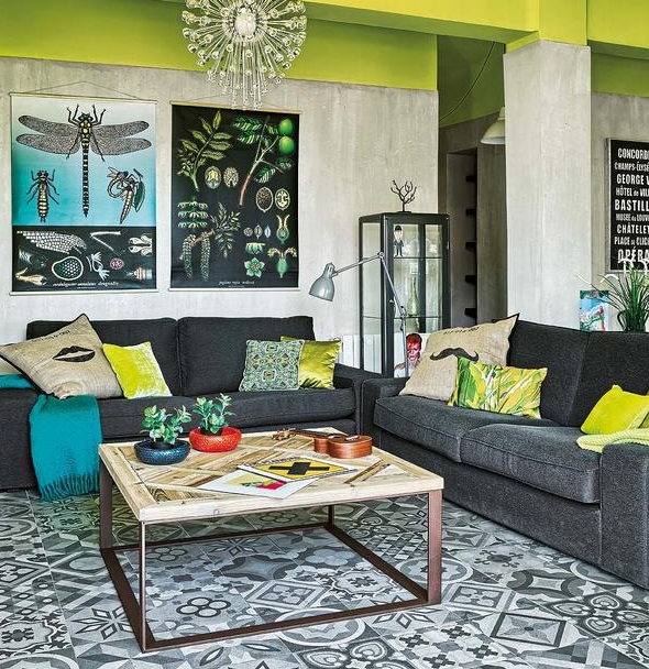 Salas coloridas podem transformar sua casa ~ Decoração e Ideias