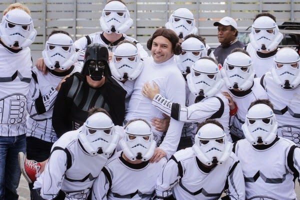 Storm trooper cosplay at the Sevens