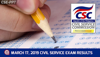 civil service results march 2019