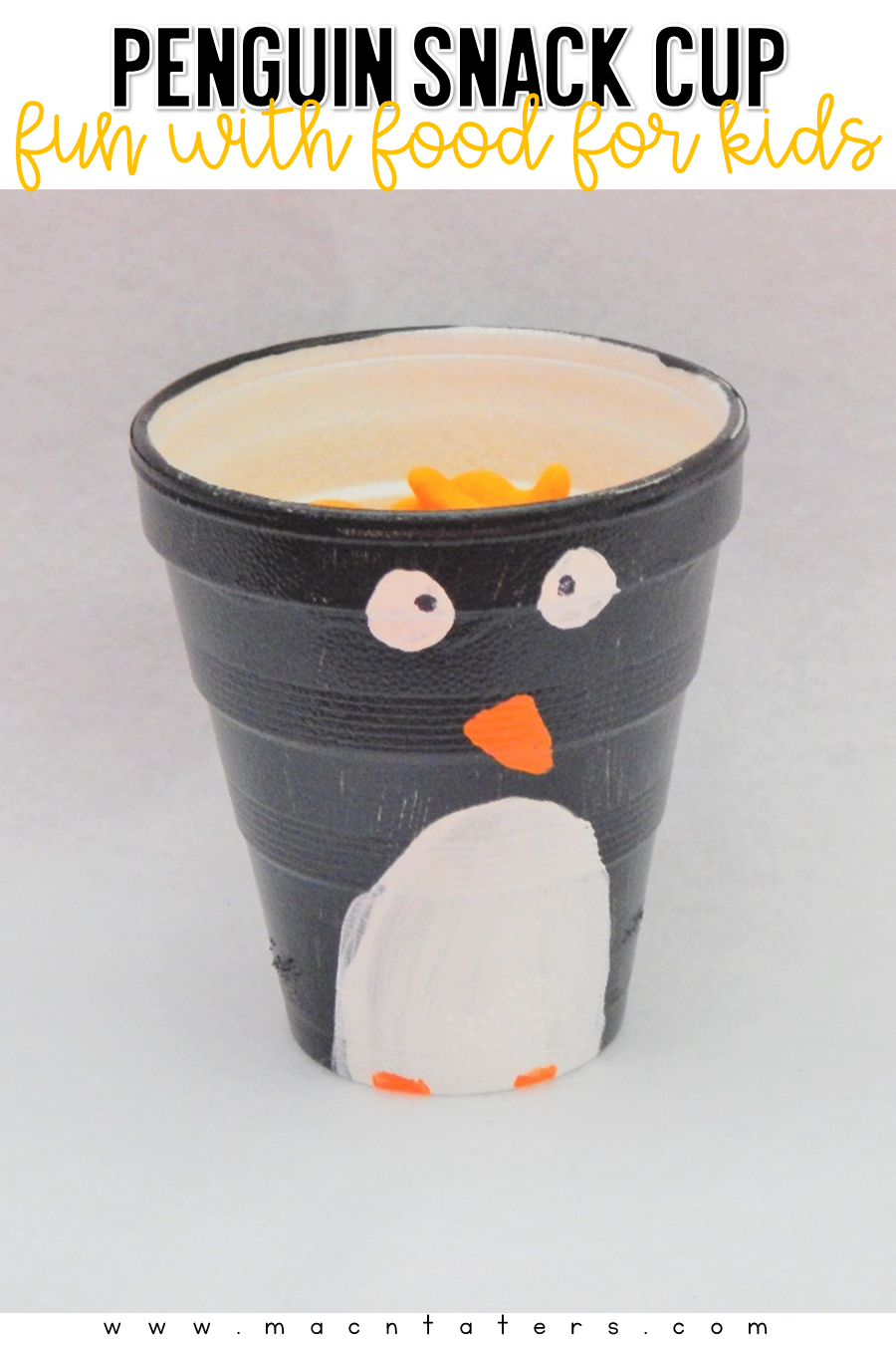 Penguin Snack Cup Lets Play.Learn.Grow